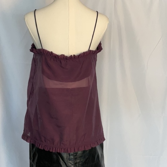 NWT Maeve layered ruffle trim organza cami size s - Picture 3 of 6